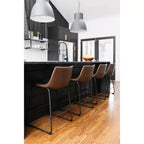 Tabouret de bar rembourré à hauteur de comptoir Centiar – Signature Design by Ashley