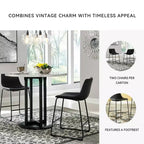 Tabouret de bar rembourré à hauteur de comptoir Centiar – Signature Design by Ashley