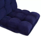 BirdRock Home Chaise de sol réglable en mousse à mémoire de forme à 14 positions - Bleue