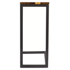Table d'appoint en forme de C en bois d'acacia BirdRock Home