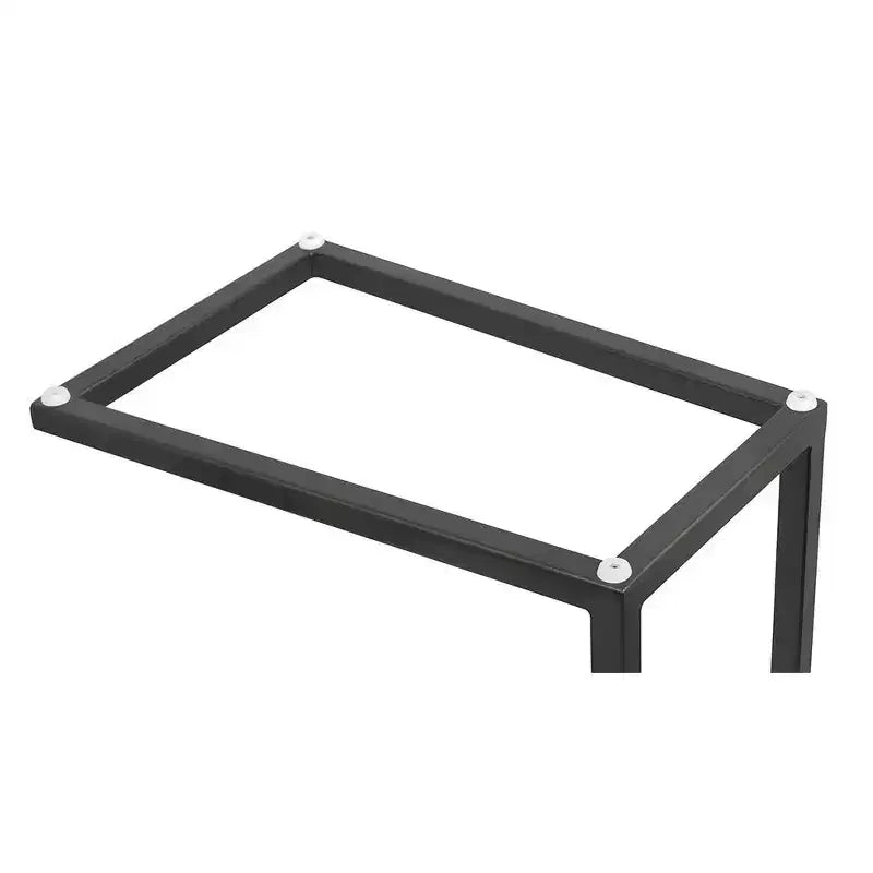 Table d'appoint en forme de C en bois d'acacia BirdRock Home