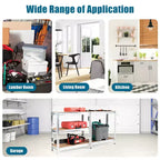 Étagères de rangement métalliques Costway à 5 niveaux de 152 cm pour garage avec étagères réglables