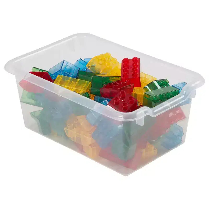 Vestiaire suspendu ECR4Kids Streamline à 10 sections avec 10 bacs à façade incurvée, espace de rangement casier
