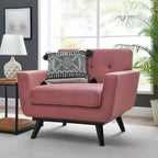 Fauteuil Engage en velours de performance - Modway