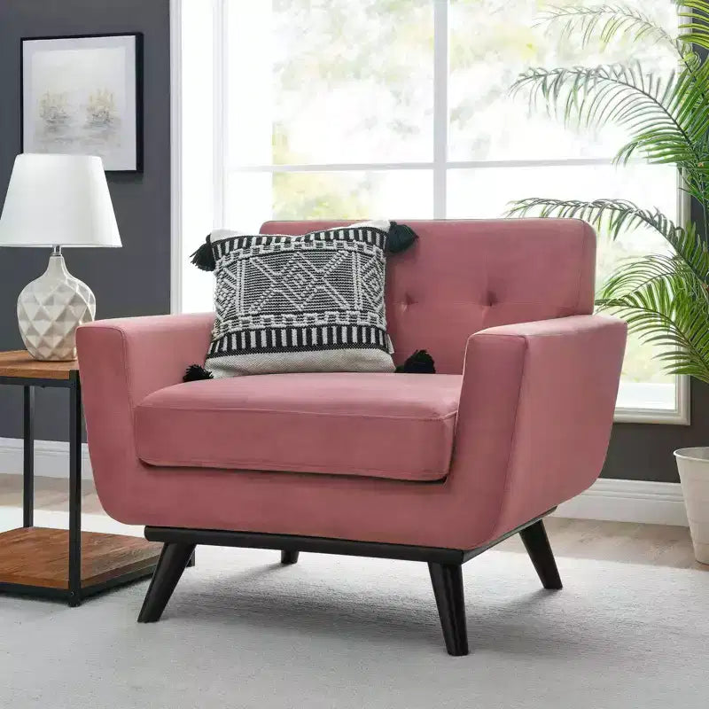 Fauteuil Engage en velours de performance - Modway