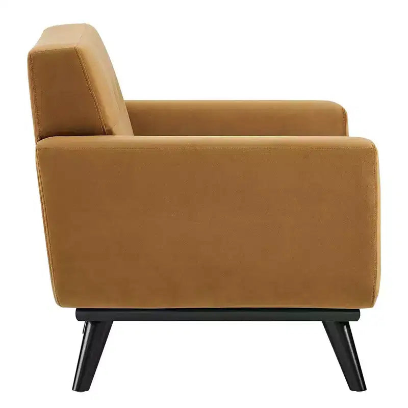 Fauteuil Engage en velours de performance - Modway