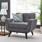 Fauteuil Engage en velours de performance - Modway