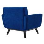 Fauteuil Engage en velours de performance - Modway