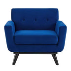 Fauteuil Engage en velours de performance - Modway