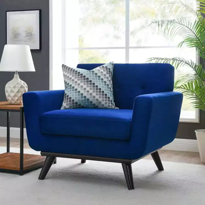 Fauteuil Engage en velours de performance - Modway