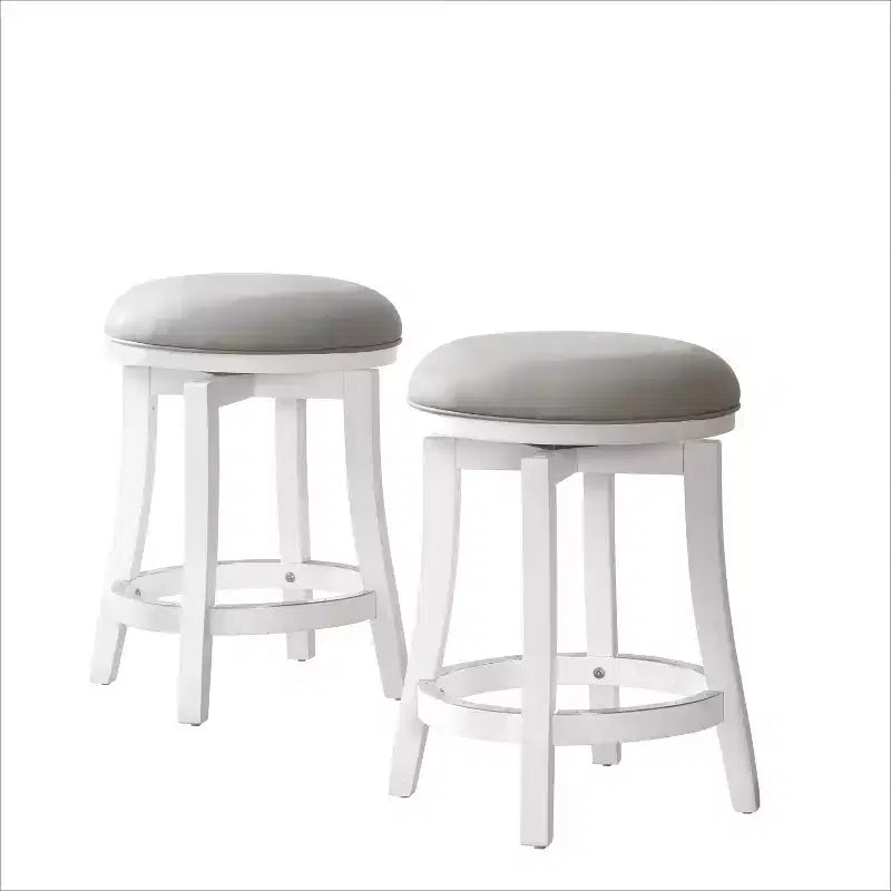 Lot de 2 tabourets de bar à hauteur de comptoir Ellie - Meubles Alaterre