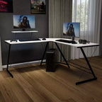 Bureau d'angle Emma et Oliver, bureau gaming, bureau pour la maison, structure