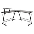 Bureau d'angle Emma et Oliver, bureau gaming, bureau pour la maison, structure