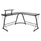 Bureau d'angle Emma et Oliver, bureau gaming, bureau pour la maison, structure