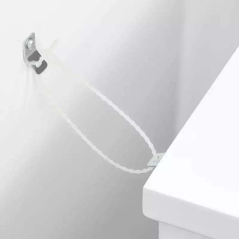 Meuble bas de salle de bain en bois Yaheetech avec 4 tiroirs