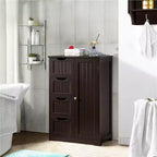 Meuble bas de salle de bain en bois Yaheetech avec 4 tiroirs