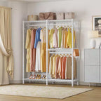 VIPEK V4 Portant à Vêtements Penderie de Chambre Armoire Autonome Compacte Organisateur de Rangement