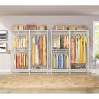 VIPEK V4 Portant à Vêtements Penderie de Chambre Armoire Autonome Compacte Organisateur de Rangement