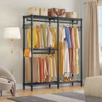 VIPEK V4 Portant à Vêtements Penderie de Chambre Armoire Autonome Compacte Organisateur de Rangement