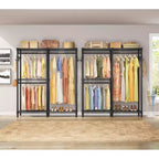VIPEK V4 Portant à Vêtements Penderie de Chambre Armoire Autonome Compacte Organisateur de Rangement