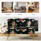 Causeuse contemporaine Trento 47 à motifs floraux | ART OF LIVING DESIGNS