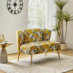 Causeuse contemporaine Trento 47 à motifs floraux | ART OF LIVING DESIGNS