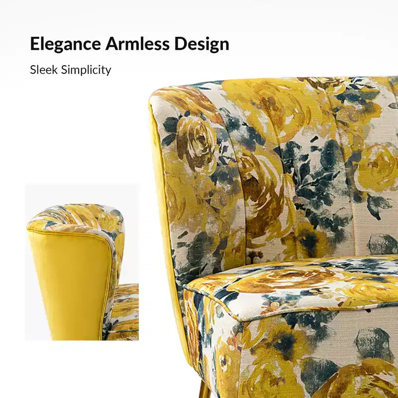 Causeuse contemporaine Trento 47 à motifs floraux | ART OF LIVING DESIGNS