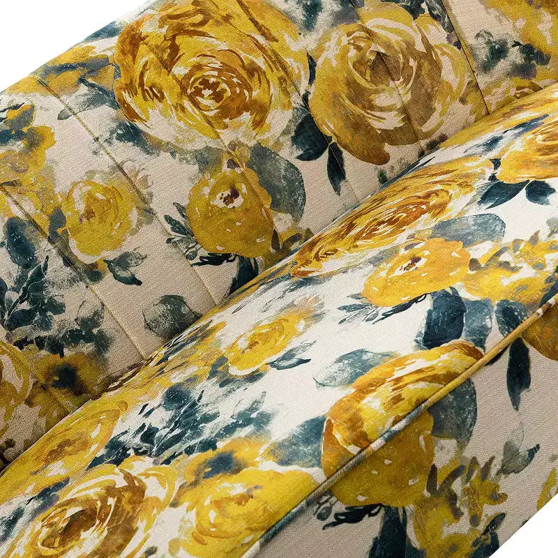 Causeuse contemporaine Trento 47 à motifs floraux | ART OF LIVING DESIGNS