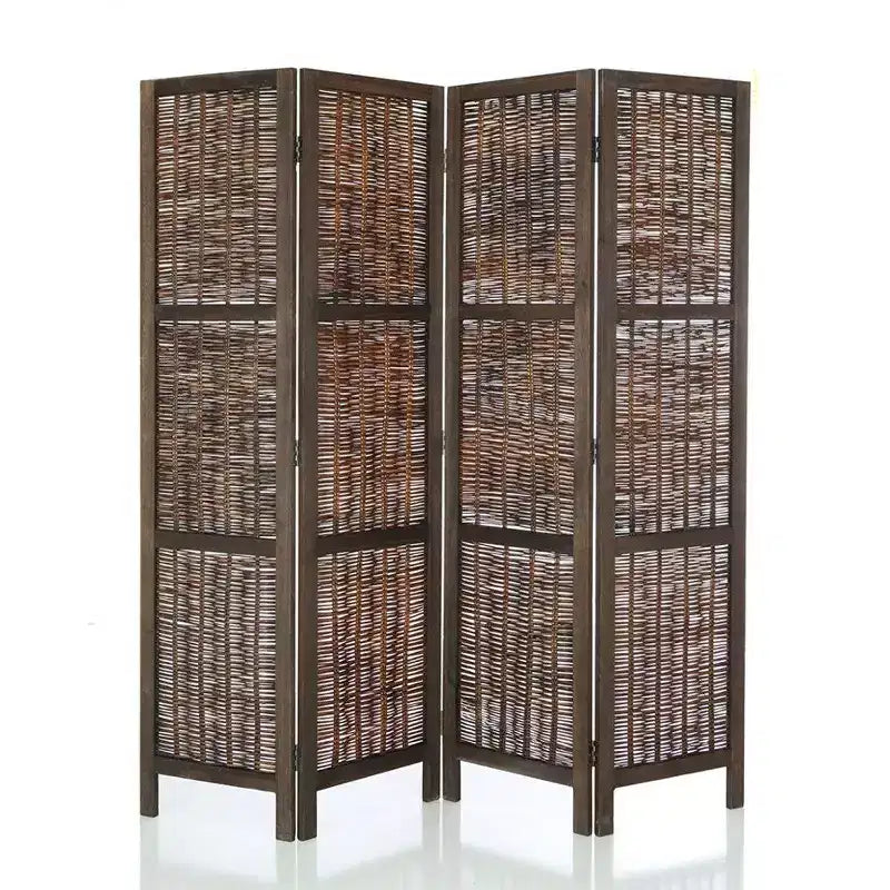 Paravent en osier et bois Legacy Decor