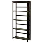 63 5 Tier Mission Style Bookcase - Flora Home