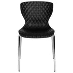 Lot de 4 chaises empilables Emma and Oliver en plastique au design contemporain