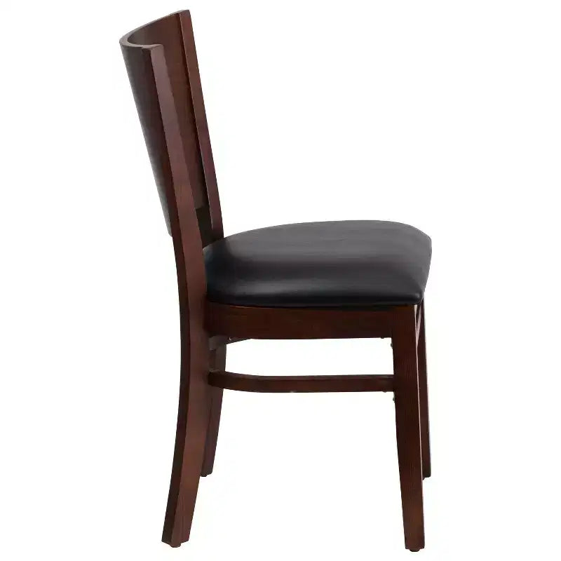 Lot de 2 chaises de restaurant en bois massif Emma et Oliver