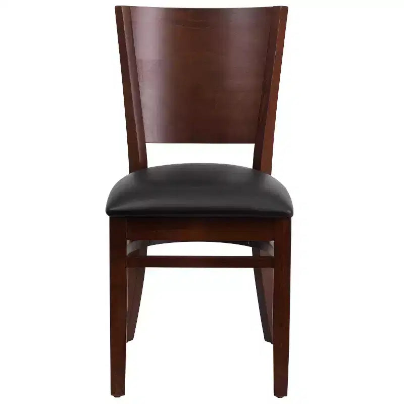 Lot de 2 chaises de restaurant en bois massif Emma et Oliver