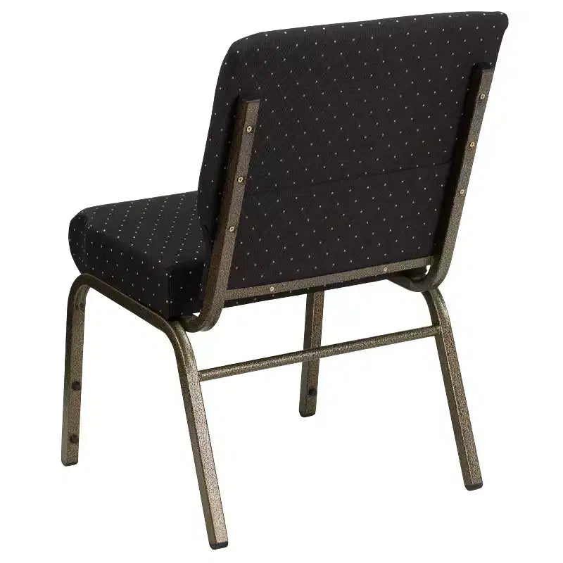 Emma et Oliver Lot de 4 chaises d'église empilables de 53,3 cm de large