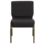 Emma et Oliver Lot de 4 chaises d'église empilables de 53,3 cm de large