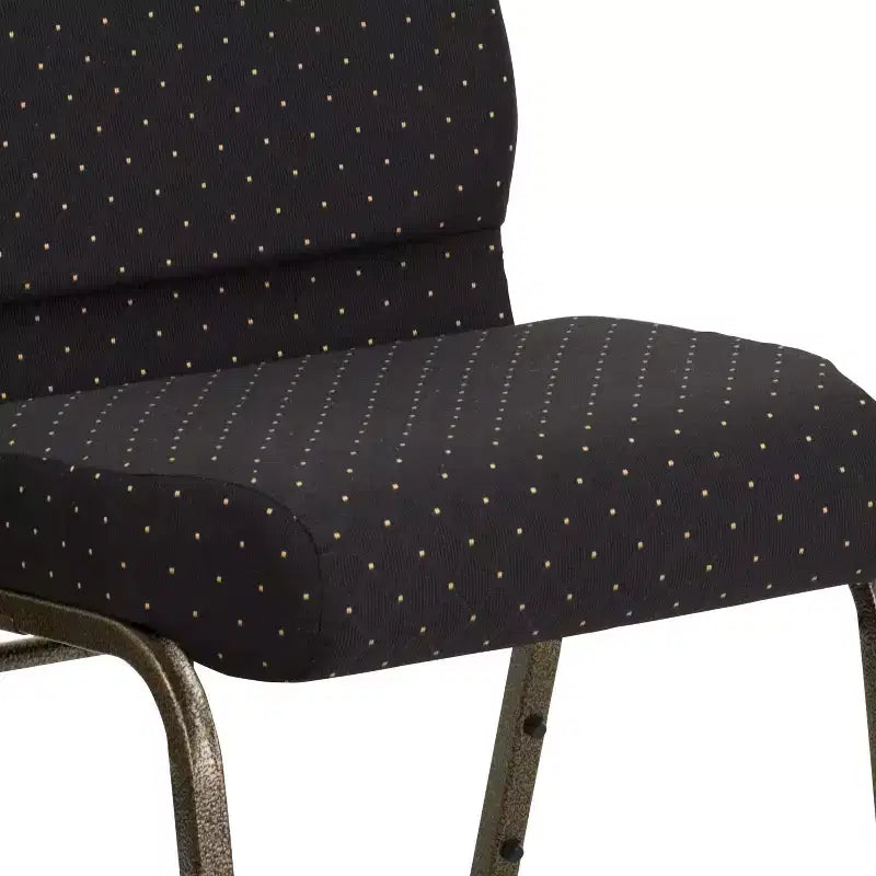 Emma et Oliver Lot de 4 chaises d'église empilables de 53,3 cm de large