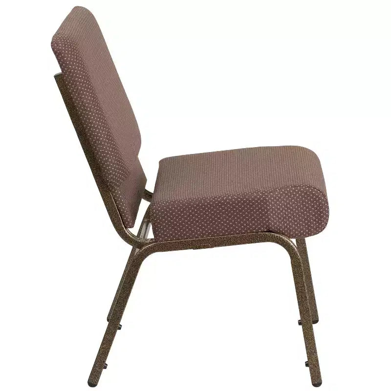 Emma et Oliver Lot de 4 chaises d'église empilables de 53,3 cm de large