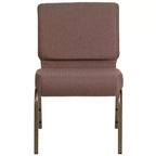 Emma et Oliver Lot de 4 chaises d'église empilables de 53,3 cm de large