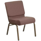 Emma et Oliver Lot de 4 chaises d'église empilables de 53,3 cm de large
