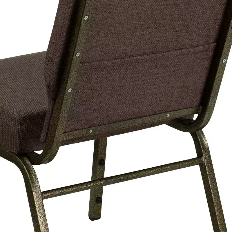 Emma et Oliver Lot de 4 chaises d'église empilables de 53,3 cm de large