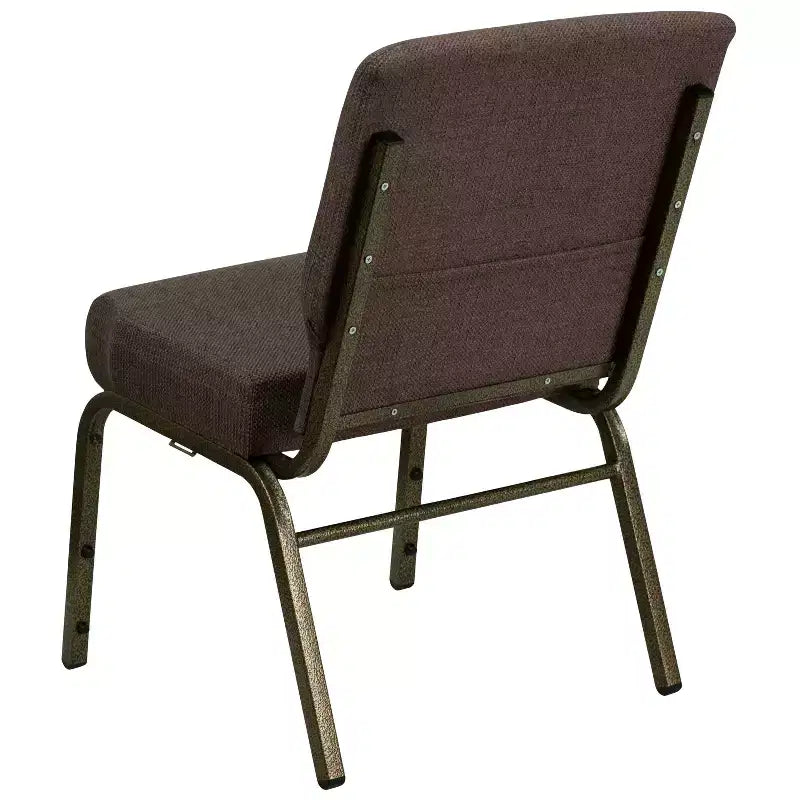 Emma et Oliver Lot de 4 chaises d'église empilables de 53,3 cm de large