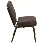 Emma et Oliver Lot de 4 chaises d'église empilables de 53,3 cm de large