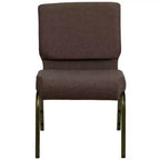 Emma et Oliver Lot de 4 chaises d'église empilables de 53,3 cm de large