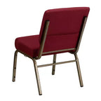 Emma et Oliver Lot de 4 chaises d'église empilables de 53,3 cm de large