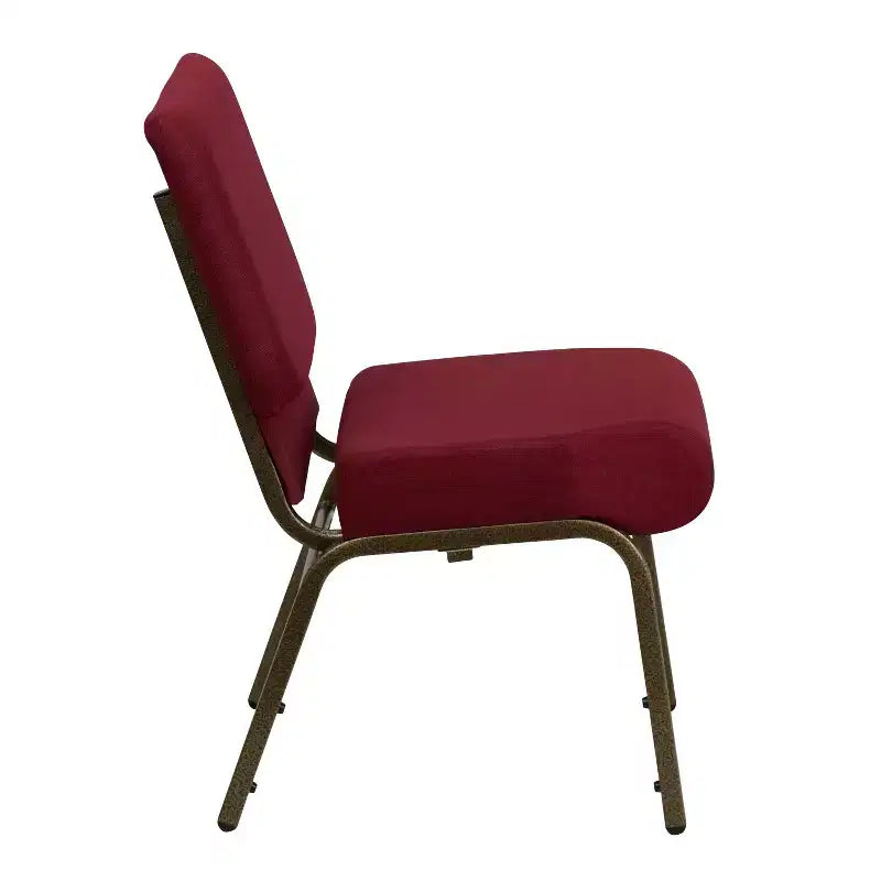 Emma et Oliver Lot de 4 chaises d'église empilables de 53,3 cm de large