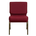 Emma et Oliver Lot de 4 chaises d'église empilables de 53,3 cm de large