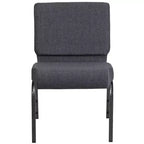 Emma et Oliver Lot de 4 chaises d'église empilables de 53,3 cm de large