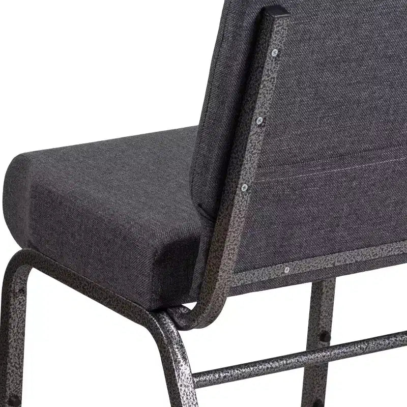 Emma et Oliver Lot de 4 chaises d'église empilables de 53,3 cm de large