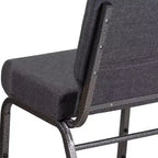 Emma et Oliver Lot de 4 chaises d'église empilables de 53,3 cm de large