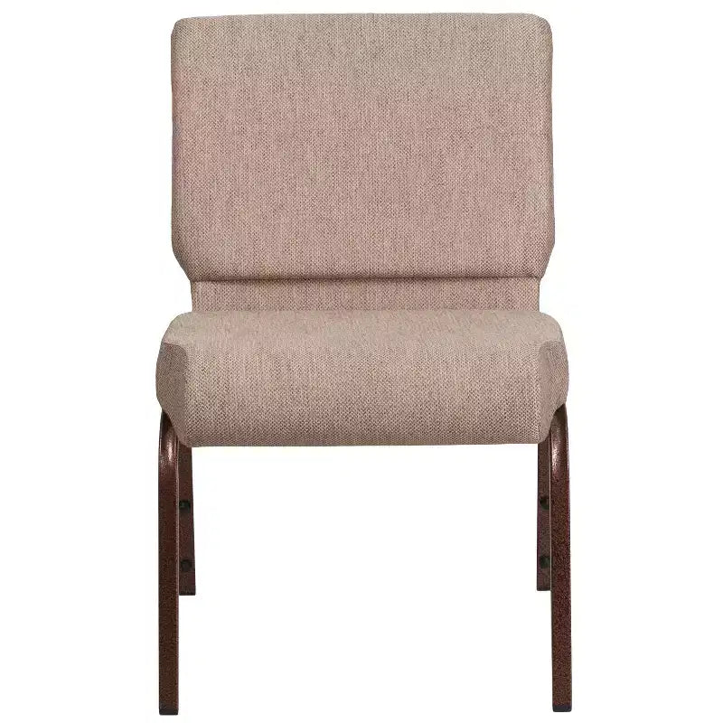Emma et Oliver Lot de 4 chaises d'église empilables de 53,3 cm de large